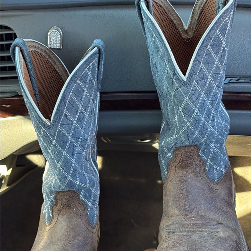 Twisted X Blue and Brown Women's Boots